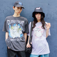 Gorro de nylon mofusand Let’s Rocknyan Together negro