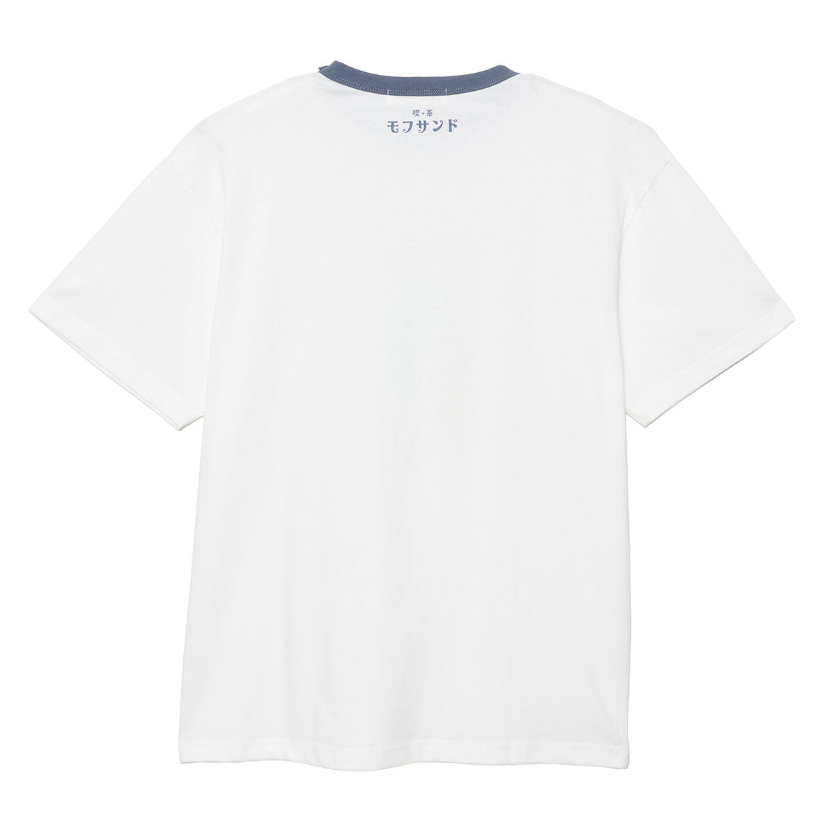Polera blanca Mofusand con soda de melón