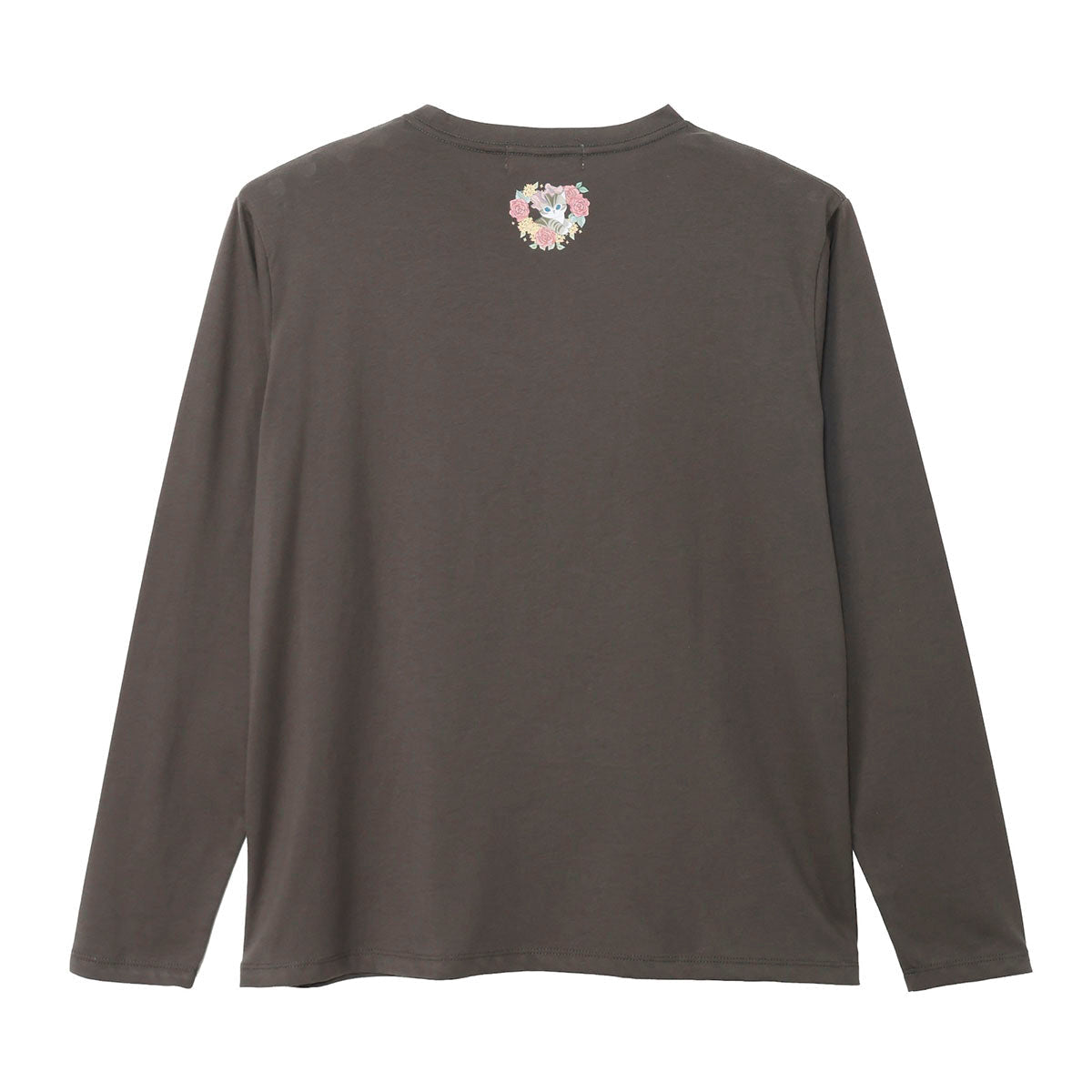 Polera manga larga mofusand x Hibiya Kadan con rosas