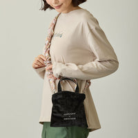 Mini bolso mofusand x Hibiya Kadan con rosas