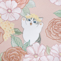 Mini bolso mofusand x Hibiya Kadan con rosas