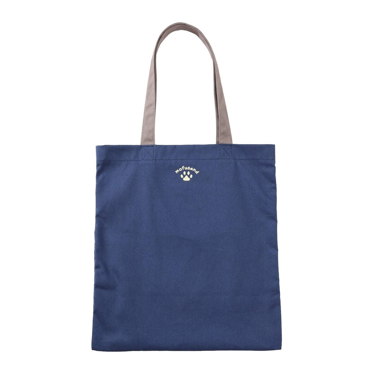 Bolso tote lenticular mofusand Popping Cat azul marino