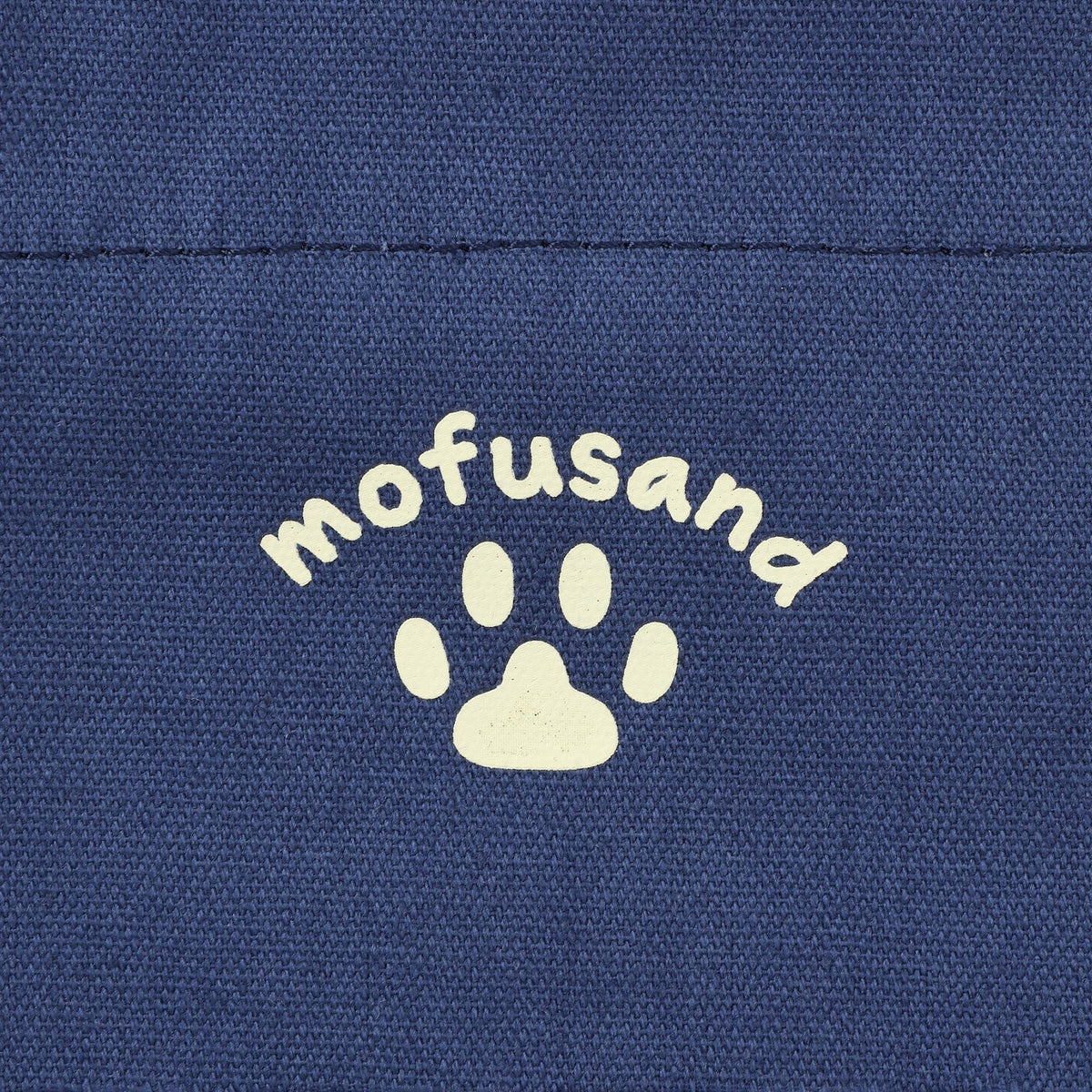 Bolso tote lenticular mofusand Popping Cat azul marino