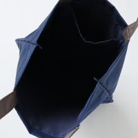 Bolso tote lenticular mofusand Popping Cat azul marino
