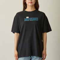 Polera negra mofusand Shark Cat estilo terror