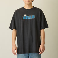 Polera negra mofusand Shark Cat estilo terror