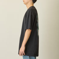 Polera negra mofusand Shark Cat estilo terror