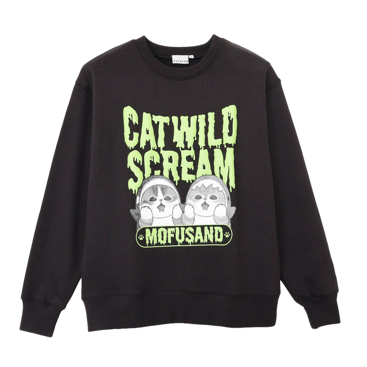 Polerón mofusand Cat Wild Scream negro
