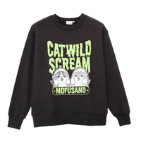 Polerón mofusand Cat Wild Scream negro