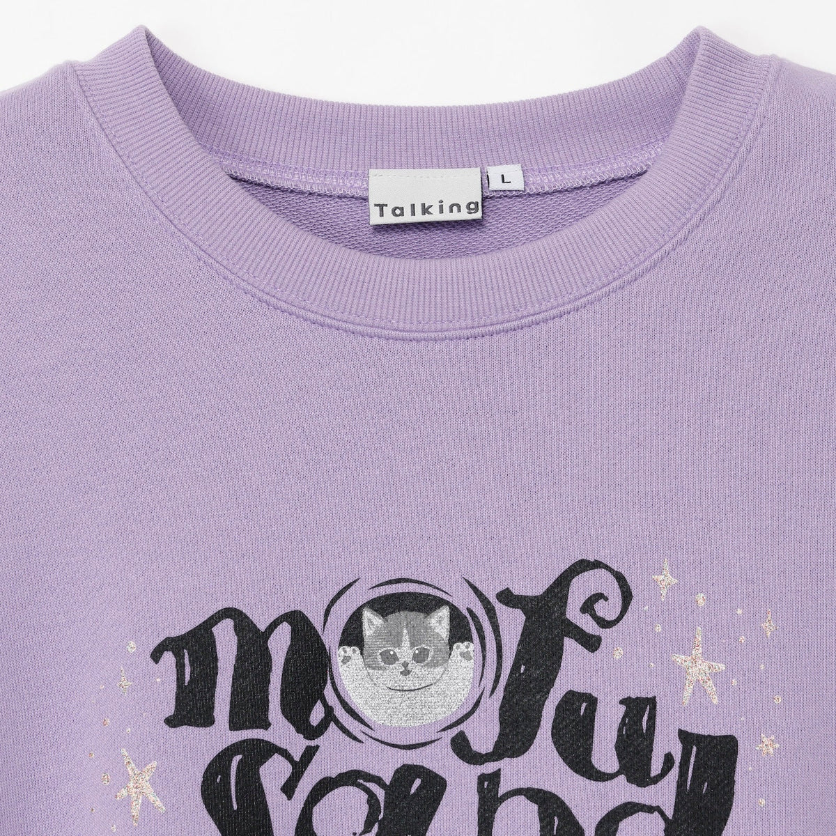 Polerón Mofusand Shadow Cat morado