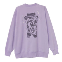 Polerón Mofusand Shadow Cat morado