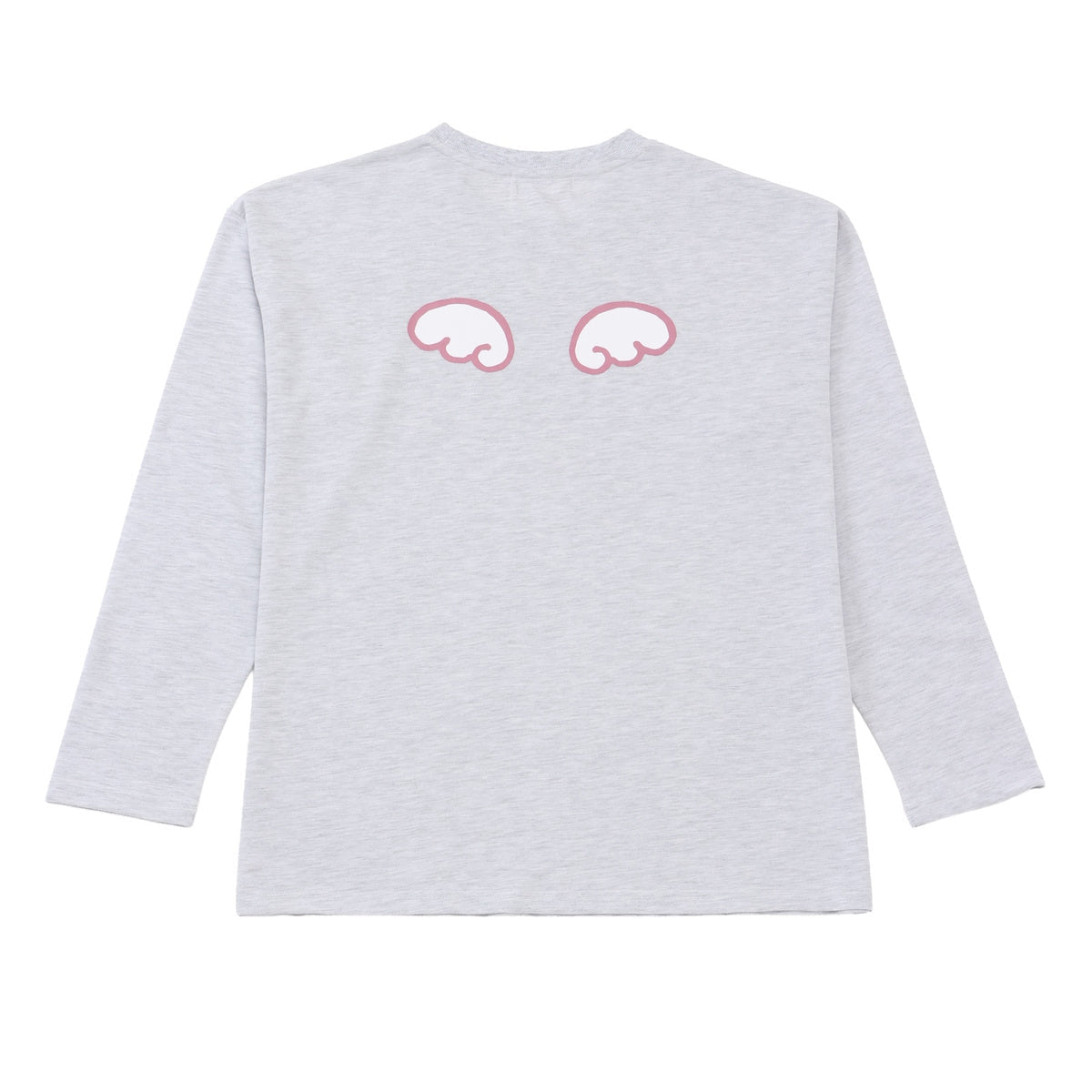 Pijama Chiikawa Ángel gris jaspeado