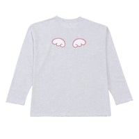 Pijama Chiikawa Ángel gris jaspeado