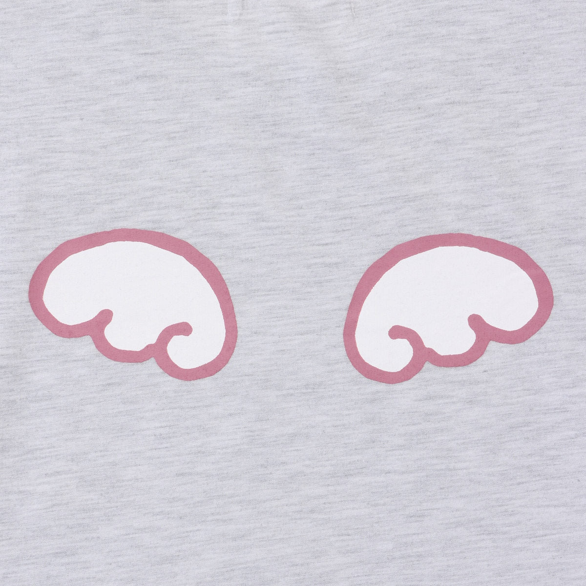Pijama Chiikawa Ángel gris jaspeado