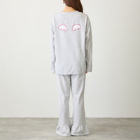 Pijama Chiikawa Ángel gris jaspeado