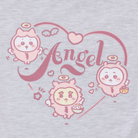 Pijama Chiikawa Ángel gris jaspeado