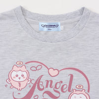 Pijama Chiikawa Ángel gris jaspeado