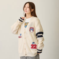 Cardigan tejido Mofusand Bateador - natural
