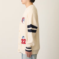 Cardigan tejido Mofusand Bateador - natural