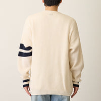 Cardigan tejido Mofusand Bateador - natural