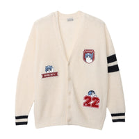 Cardigan tejido Mofusand Bateador - natural