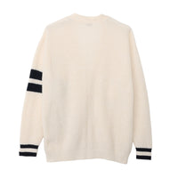 Cardigan tejido Mofusand Bateador - natural