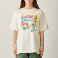 Polera mofusand THE CAT DAY ARCHIVES blanca