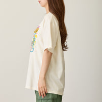 Polera mofusand THE CAT DAY ARCHIVES blanca