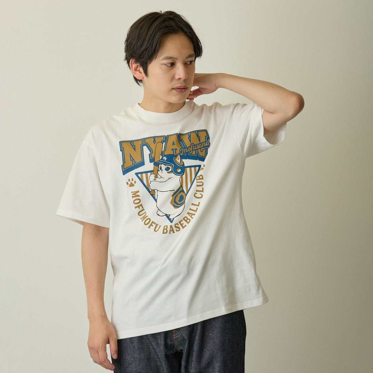 Polera mofusand NYAW blanca