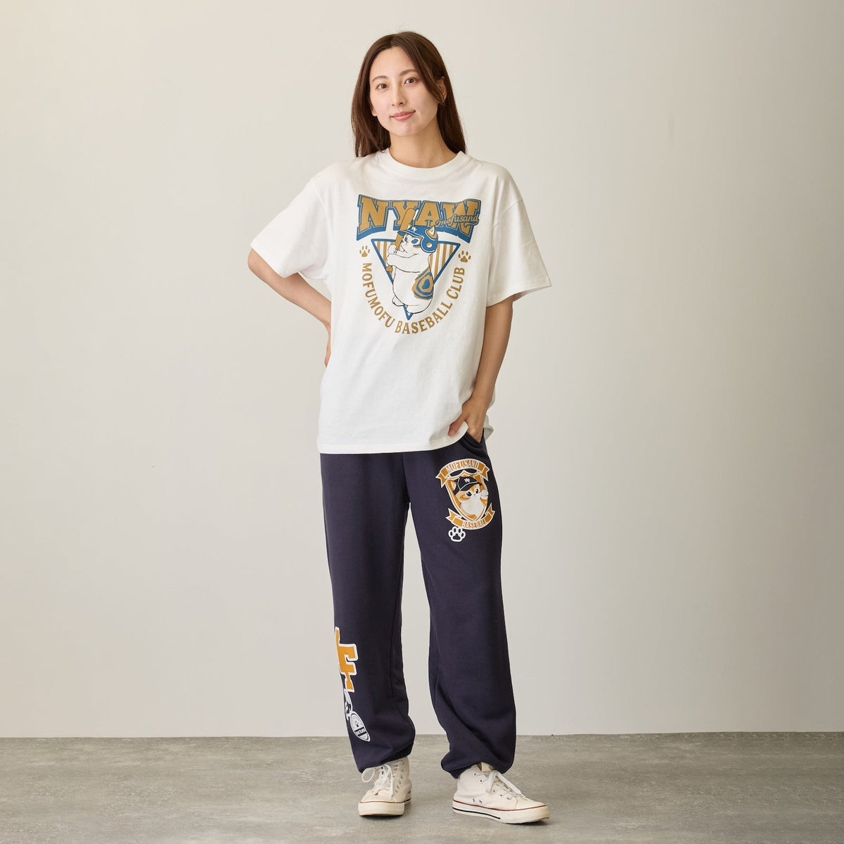 Polera mofusand NYAW blanca