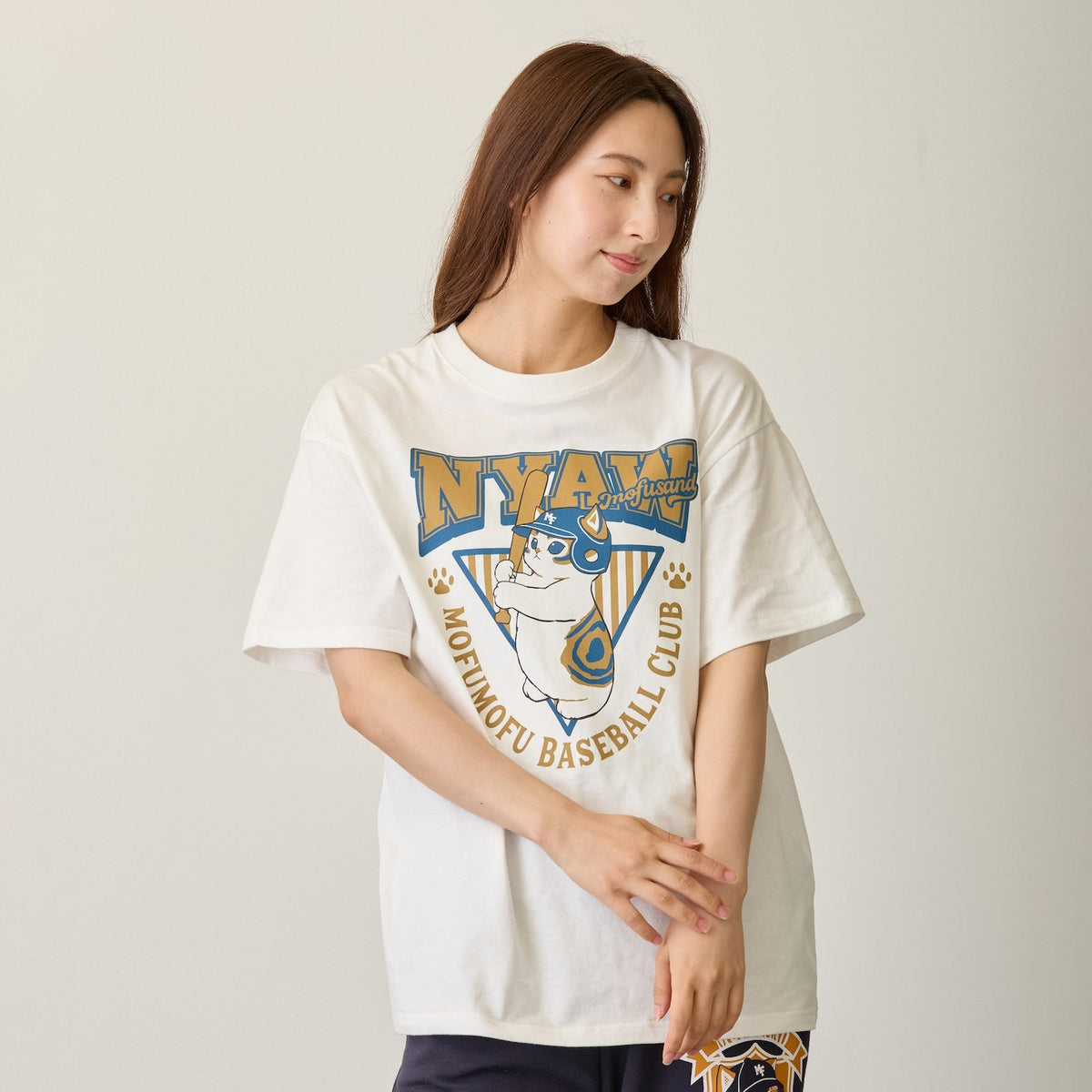 Polera mofusand NYAW blanca