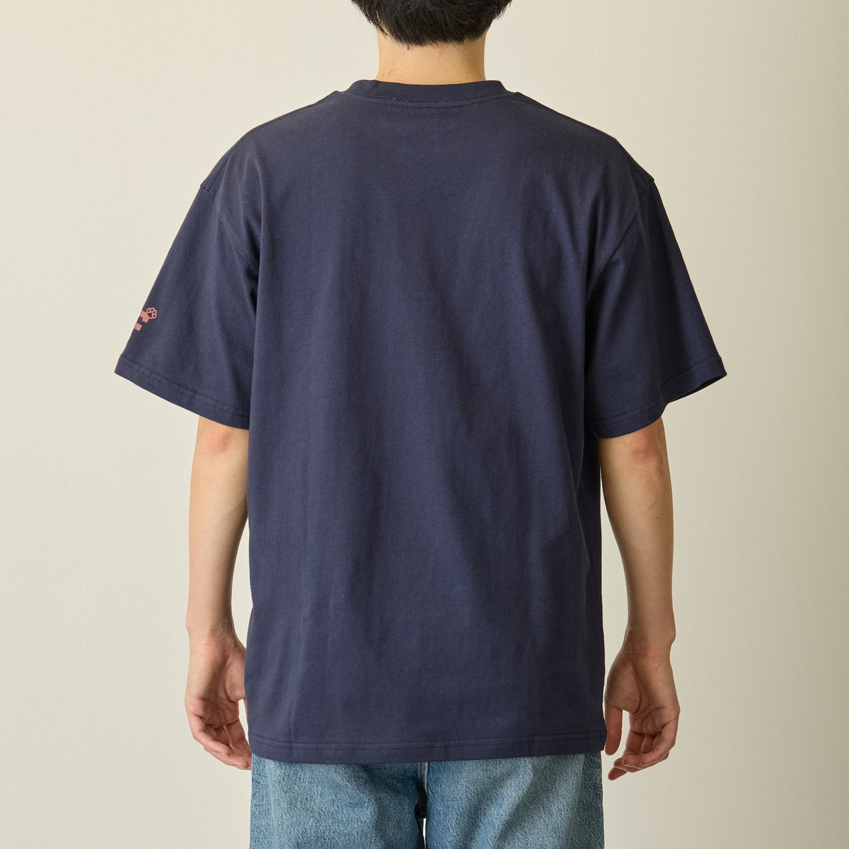 Polera mofusand PAWSING THE GAME azul marino
