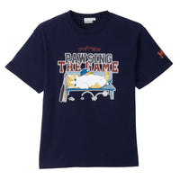 Polera mofusand PAWSING THE GAME azul marino