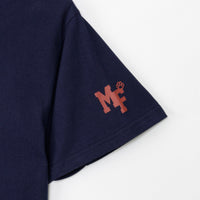 Polera mofusand PAWSING THE GAME azul marino