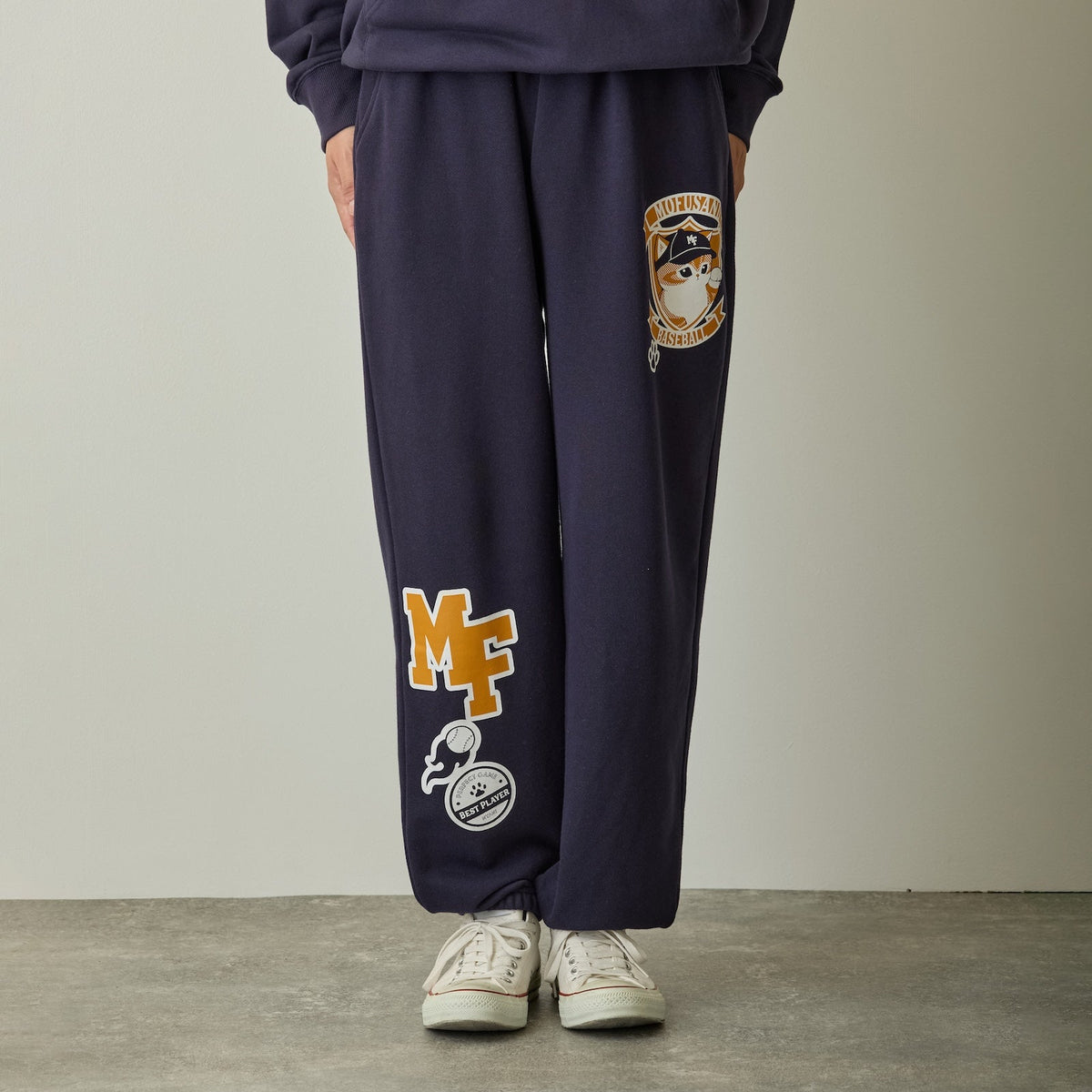 Pantalón de buzo Mofusand: pitcher azul marino
