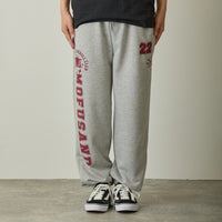 Pantalón de buzo Mofusand ¡Buen batazo, miau! gris jaspeado