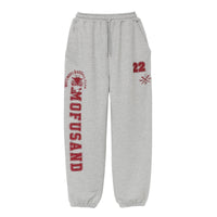 Pantalón de buzo Mofusand ¡Buen batazo, miau! gris jaspeado