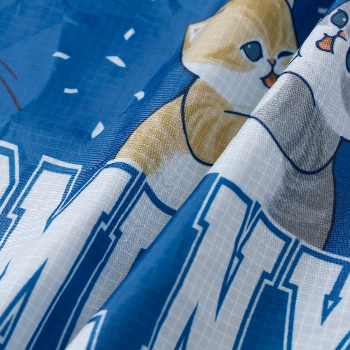 Bolsa reutilizable Mofusand HOME NYAW azul
