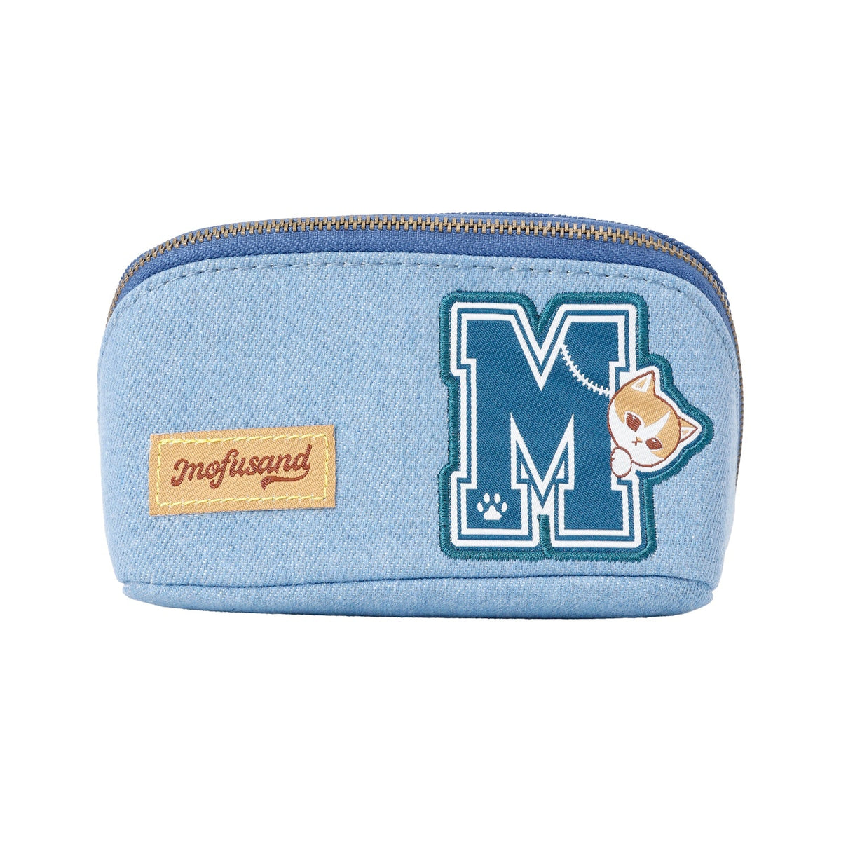 Estuche de mezclilla mofusand M azul