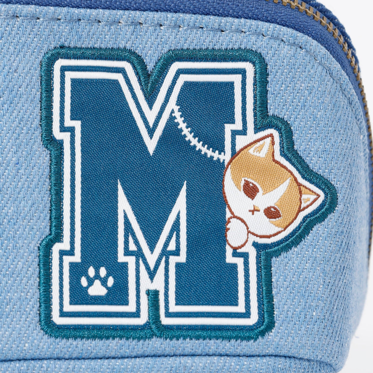 Estuche de mezclilla mofusand M azul