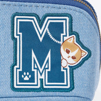 Estuche de mezclilla mofusand M azul