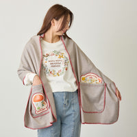 Mofusand Woodland: estola manta beige Mushroom