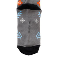 Calcetines mofusand Woodland con hongos, gris