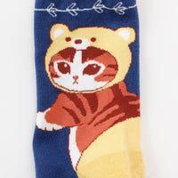 Calcetines mofusand de oso azul marino