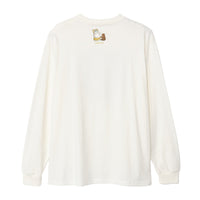 Polera mofusand Meadow Friends blanca