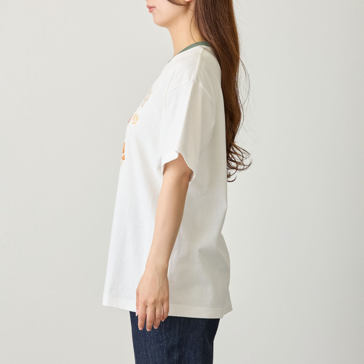 Polera blanca Mofusand Woodlands Conejitos