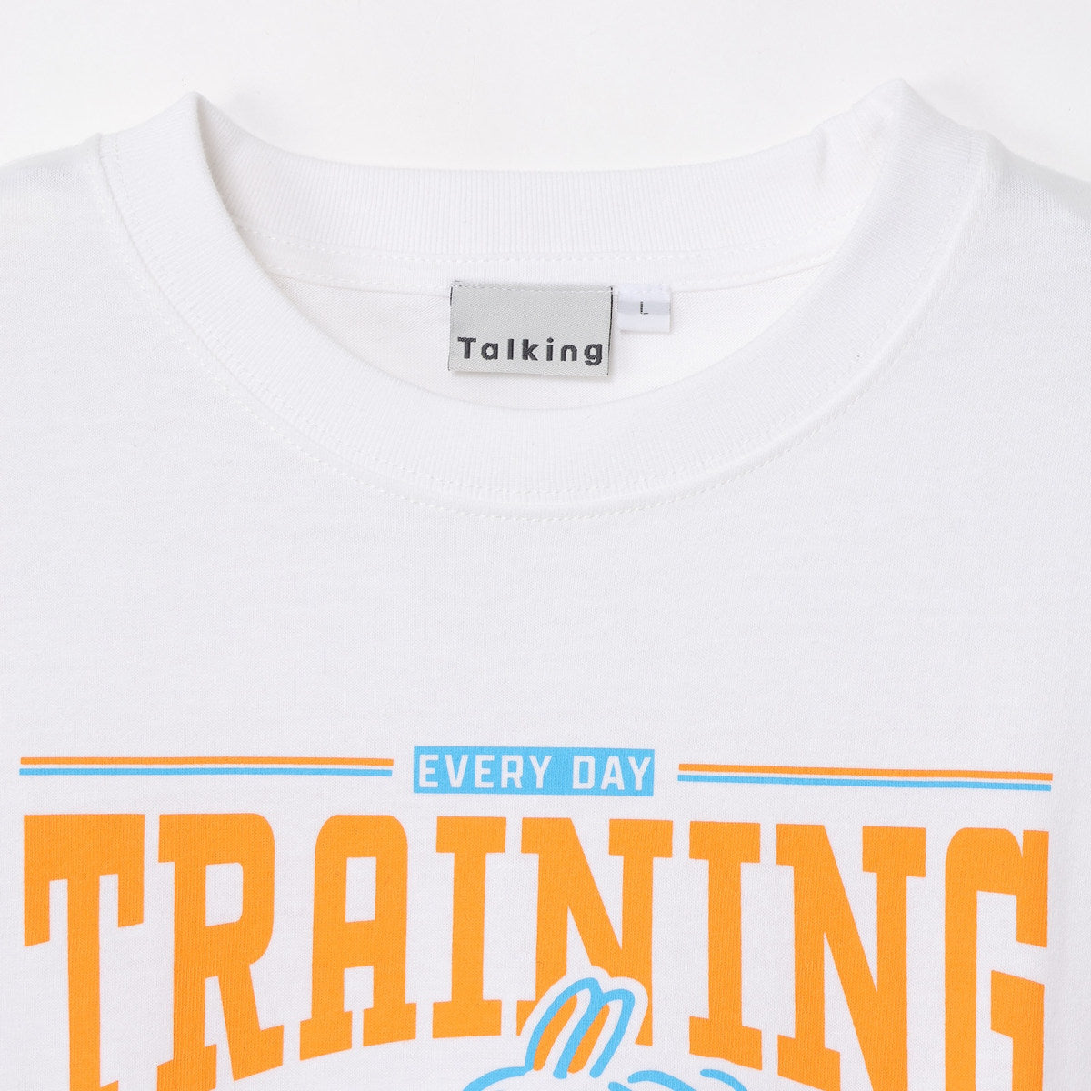 Chiikawa: Polera blanca de entrenamiento en trío