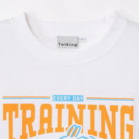 Chiikawa: Polera blanca de entrenamiento en trío