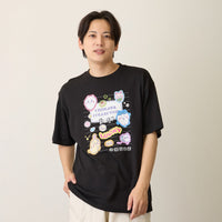 Polera Chiikawa estilo cuaderno universitario negra