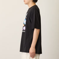 Polera Chiikawa estilo cuaderno universitario negra